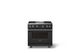 Viking® 5 Series 36" Antique Bronze Pro Style Gas (LP) Range with Brushed Brass Trim-3