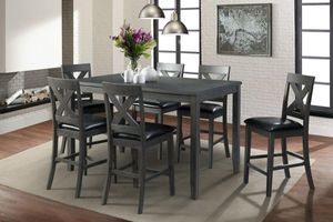 Alex Gray 7-Pc Counter Height Dining Set