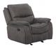 Furniture of America® Henricus Dark Gray Manual Glider Recliner-0