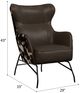 Emerald Home Franky Brown Accent Chair-2