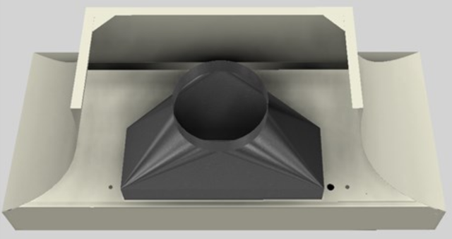 Vent-A-Hood® Designer Series 54" Biscuit Wall Mounted Range Hood-4