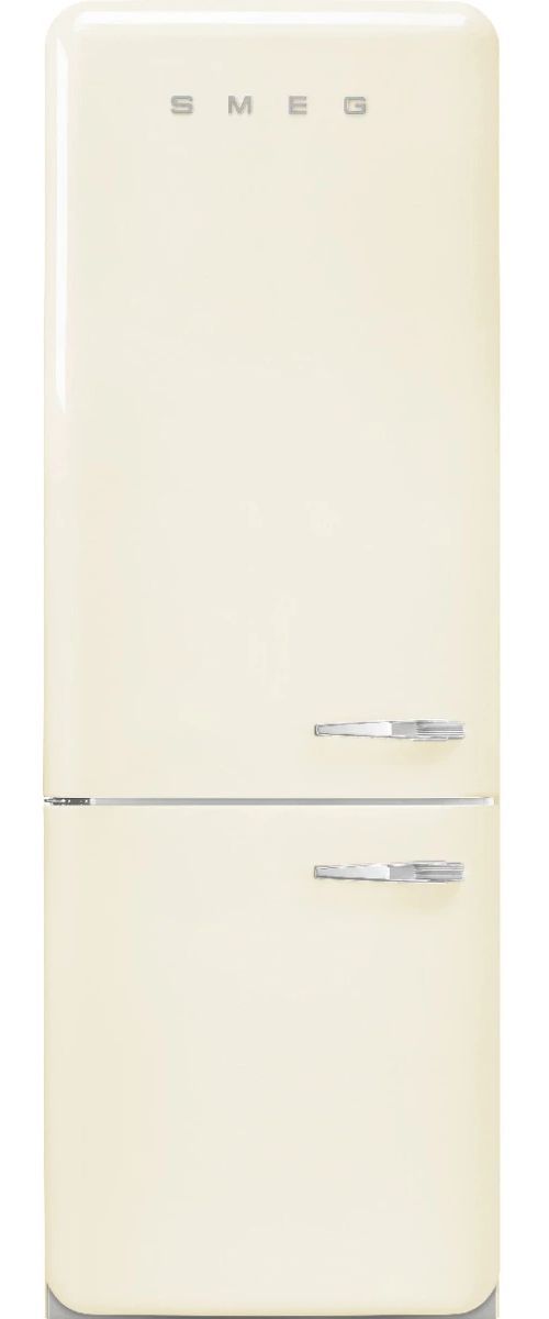 Smeg Retro Style 28 in. 18.0 Cu. Ft. Cream Bottom Freezer Refrigerator-0