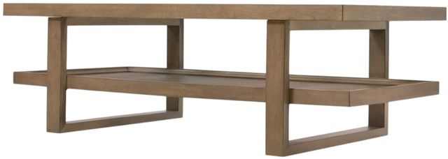 Hooker® Furniture Sonnet Glass Top Cocktail Table with Wren Base-4