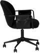 Linon Kamryn Black Office Chair-4