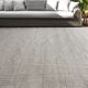 Uttermost® Scranto Ivory/Light Gray 5'x8' Polyethylene Terephthalate Indoor-Outdoor Area Rug-1