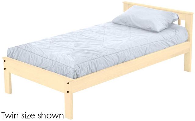 Crate Designs™ Furniture Unfinished Queen Mission Bed-0