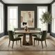 Liberty Furniture Hendrix Place 5-Piece Natural/Pine Pedestal Dining Table Set-1