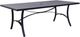 GatherCraft Charlotte Baltic Brown Aluminum Outdoor Dining Table-0