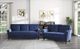 Homelegance® Dunleith Blue Loveseat-5