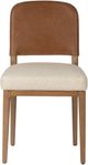 Four Hands Ryver Antwerp Natural/Chaps Saddle Dining Chair-2