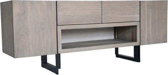 Moe's Home Collection Tiburon Pale Grey Multi-Media Cabinet-0