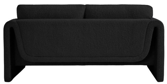 Meridian Furniture Stylus Black Boucle Fabric Loveseat-2