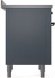 Ilve® Nostalgie II Series 36" Blue Grey Pro Style Induction Range-4