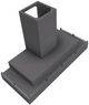 Vent-A-Hood® 48" Gunsmoke Contemporary Wall Mount Range Hood-1