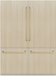ZLINE Autograph Edition 60" 32.2 Cu. Ft. Panel Ready Built In Counter Depth French Door Refrigerator with Champagne Bronze Accents-0