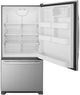 Amana® 33". 22.1 Cu. Ft. Stainless Steel Bottom Freezer Refrigerator with EasyFreezer™ Pull-Out Drawer-2