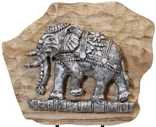 Stylecraft Antique Elephant on Stand-1