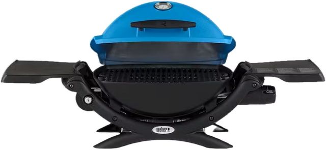 Weber® 1200™ 1-Burner Blue Portable Liquid Propane Grill-1