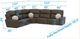 Catnapper Tramonti 5-Piece Chocolate Power Reclining Sectional-2