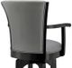 Armen Living Raleigh Gray 30" Arm Swivel Bar Stool-4