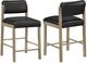 Coaster® Kehoe 2-Piece Black/Natural Oak Counter Stool Set-0