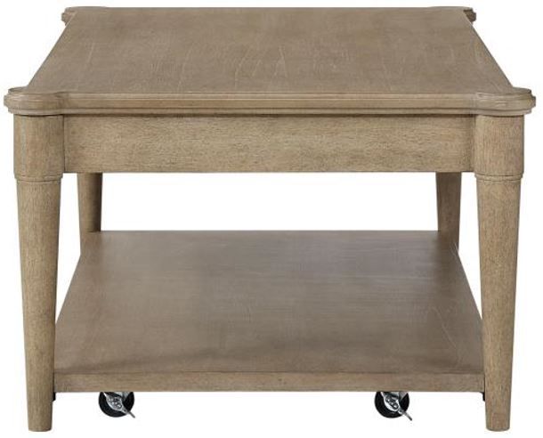 Bernards Citrus Heights Sand Cocktail Table with Caster-2