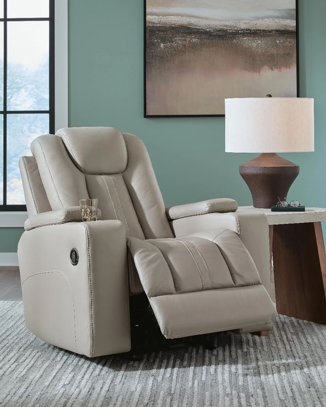 Signature Design by Ashley® Elevate Edges Coin Manual Glider Recliner -2