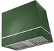 AGA Loge 36" Cornwall Green Wall Mounted Range Hood with Polished Chrome Trim-0