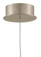 Currey & Company Crystal Bud Painted Silver/Contemporary Silver Leaf 1-Light Multi-Drop Pendant-1