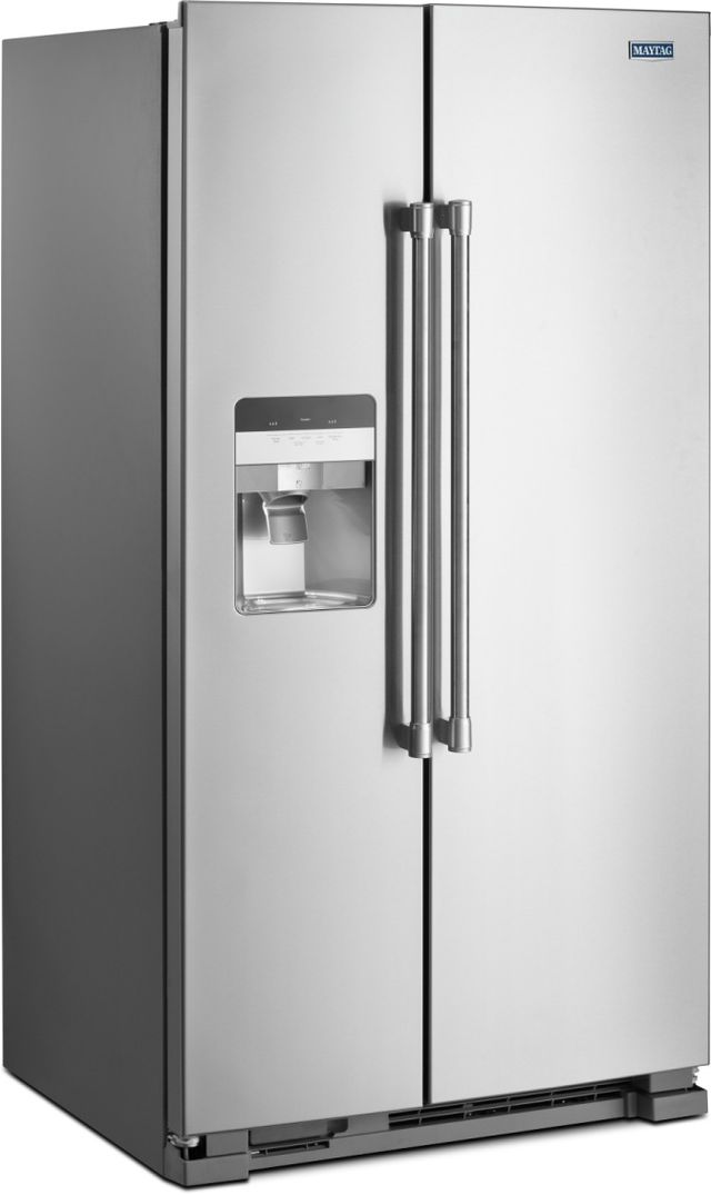 Maytag® 24.5 Cu. Ft. FingerPrint Resistant Stainless Steel Side-by-Side Refrigerator-1