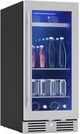 Zephyr Presrv™ 15" 3.4 Cu. Ft. Stainless Steel Built-In Beverage Center-1