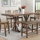 Winners Only® Carmel Rustic Brown Counter Dining Table-1