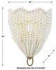 Uttermost® Biddeford Matte White Sconce with Matte Gold Accent-2