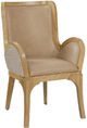 Bernards Tapestry Beige/Honeycomb Upholstered Dining Arm Chair-0