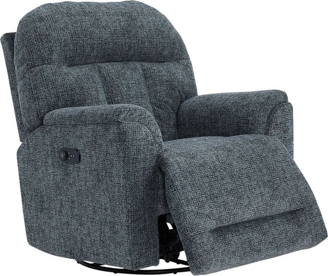Best® Home Furnishings Customizable Suitably Power Swivel Glider Recliner with Heat, Massage and Head Tilt-4