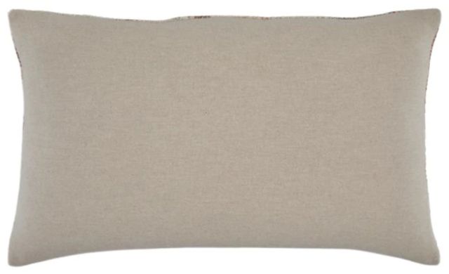 Signature Design by Ashley® Aprover Gray/Rust/White Pillow-1