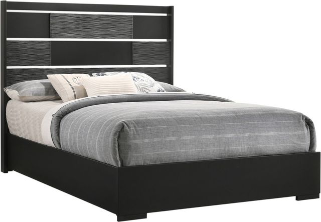 Coaster® Blacktoft Black Queen Bed-0