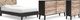 Signature Design by Ashley® Piperton 3-Piece Black/Two-Tone Brown Full Panel Platform Bed Set-0