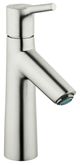 Hansgrohe Talis S Brushed Nickel Single-Hole Faucet with Pop-Up Drain-0