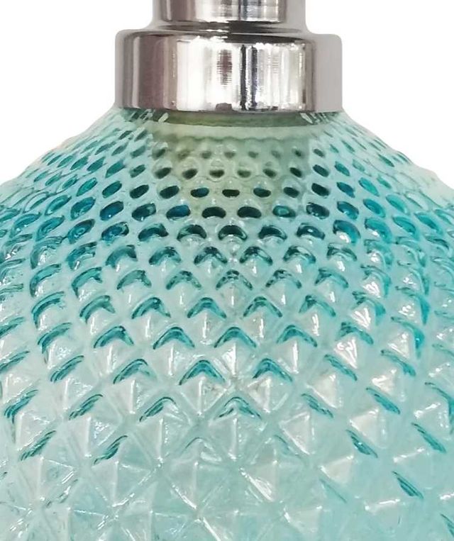 Adesso® Chrome Textured Glass Pendant-1