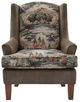 Best® Home Furnishings Field & Stream Home Andrea MFX1 Wing Back Chair with Dark Walnut Legs-1