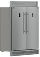 FORNO® Fortezza 60" 28 Cu. Ft. White Convertible Built-In Side-by-Side Refrigerator/Freezer-4