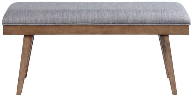 Intercon Oslo Gray/Weathered Chestnut Bench-2