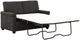 Primo™ International Chico Dark Grey Convertible Twin Sleeper Sofa with USB Ports-0