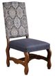 Horizon Home® Amelia Blue/Brown Dining Side Chair-0