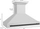 ZLINE Autograph Edition 48" Stainless Steel Wall Mounted Range Hood-4