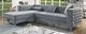 Furniture of America® Amie 2-Piece Gray Left-Arm Facing Sectional and Chaise-0