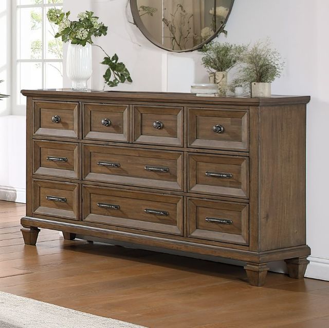 New Classic® Home Furnishings Mariana Vintage Mocha Dresser-1