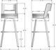 Amisco Customizable Brock Swivel Spectator Stool-2