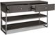 Mazin Furniture Harmony Gray Sofa Table with Chrome Base-1